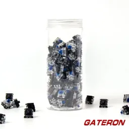 Set switch-uri optice pentru Tastaturi Mecanice Gateron Low Profile 2.0 Mechanical Blue Switch Set - 110 pcs, G51 (Accesorii pentru tastatura Keychron)