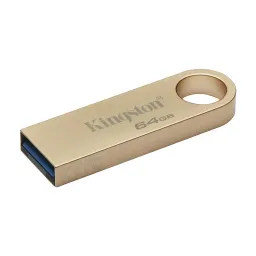 64GB USB3.0 Kingston DataTraveler SE9 G3 Gold, Metal casing, Compact and lightweight (Read up to 220 MByte/s, Write up to 100 MByte/s)
