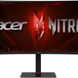 Monitor 34 Acer Nitro XV345CURV3bmiphuzx Gaming, VA-Curved, 3440x1440, 180Hz, 0.5ms, 300cd, DCR100M:1, DP+HDMI+USD+TypeC, Speakers, Gaming
