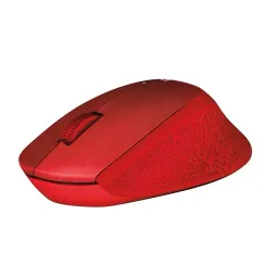Mouse Logitech M330 Silent Plus Wireless Red, Optical Mouse for Notebooks, nano receiver, 910-004911