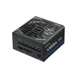 Sursa de alimentare 1000W ATX Power supply Chieftec VEGA M PPG-1000-C, 1000W, 135mm FDB fan, PCIe GEN5 with 80 PLUS Gold, ATX 12V 3.1, EPS12V, Cable management, Active PFC (Power Factor Correction)