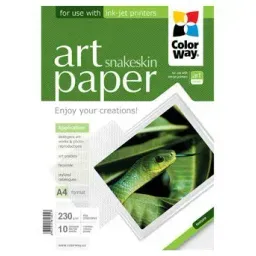 ColorWay Art Snakeskin Glossy Finne Photo Paper, 230g/m2, A4, 10pack