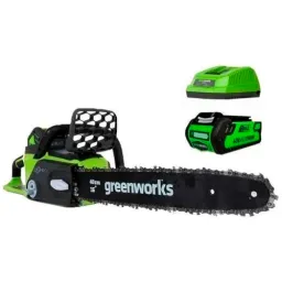 Fierastrau cu lant pe acumulator Greenworks GD40CS40