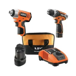 Set masina de gaurit si insurubat cu acumulator AEG P12DLI-152B