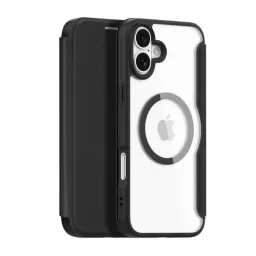 Чехол DUX DUCIS TPU for Apple iPhone 16 Skin X Pro Folio with MagSafe Black