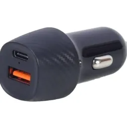 Зарядное устройство Gembird GMB TA-U2QC3-CAR-02 Type-C 18W Black