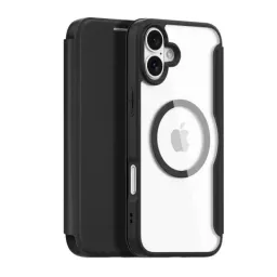 Чехол DUX DUCIS TPU for Apple iPhone 16 Plus Skin X Pro Folio with MagSafe Black