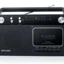 Радиоприёмник MUSE M-152 RC with Cassette Recorder Black