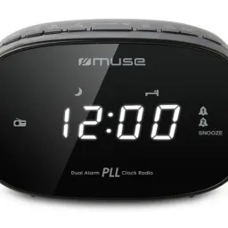 Радиоприёмник MUSE M-155 CR with Clock Black