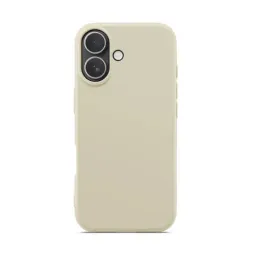 Чехол WOO Liquid Silicone for Apple iPhone 17 Beige