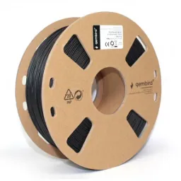 Филамент для 3D-принтера Gembird PLA 1.75 mm 1.0 kg Flexible 3DP-PLA-FL-01-BK Black