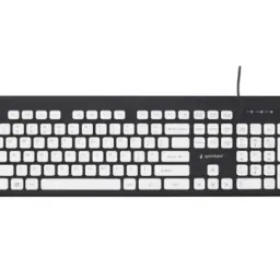 Клавиатура Gembird KB-CH-01 Silent Chocolate USB EN Black/White
