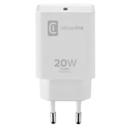 Зарядное устройство Cellularline Type-C 20W White
