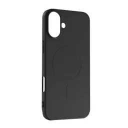 Чехол WOO Case Liquid Silicone for Apple iPhone 16 Plus Magsafe Black