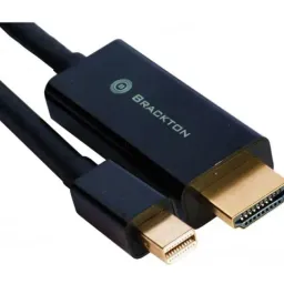 Адаптер Brackton MDP-HDE-0200.B mini DP to HDMI 2.0m