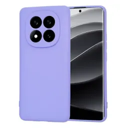 Чехол WOO for Xiaomi Redmi Note 14 Pro Plus 5G Liquid Silicone Purple