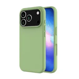 Чехол WOO Liquid Silicone for Apple iPhone 17 Pro Green
