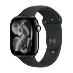Смарт часы Apple Watch Series 11 GPS 46mm M/L MEUX4 Jet Black with Black Sport Band