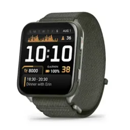Смарт часы Garmin Venu X1 Moss Slate/Moss ComfortFit Nylon