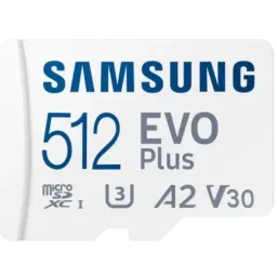 Карта памяти MicroSD Samsung EVO Plus 2024 MB-MC512SA Class 10 U3 UHS-I 512GB