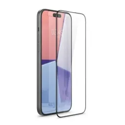 Защитное стекло Spigen for Apple iPhone 15 Pro EZ FIT Tempered Glass Black