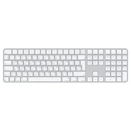 Apple Magic Keyboard with Touch ID and Numeric Keypad USB-C / Russian White