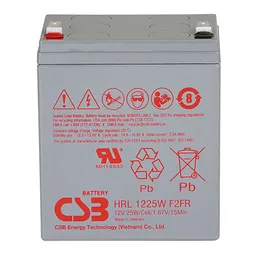 CSB HRL1225W / 12V 6Ah / High Rate Long Life