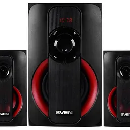 Speakers Sven MS-304 / 2.1 / 40W RMS / Bluetooth + EDR / Digital LED display / FM-tuner / Black