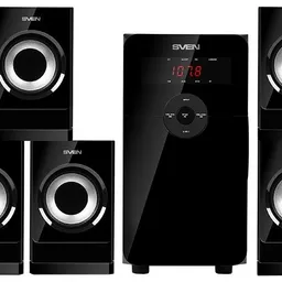Speakers Sven HT-201 / 5.1 / 80w RMS / Bluetooth + EDR / FM-tuner / USB & SD card Input / Black