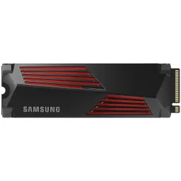 Solid state drive intern 4TB SSD PCIe 4.0 x4 NVMe 2.0 M.2 Type 2280 Samsung 990 PRO w/ Heatsink MZ-V9P4T0CW, Read 7450MB/s, Write 6900MB/s