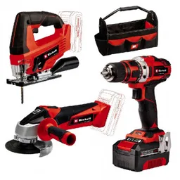 Набор шуруповёрт с шлифовальной машиной и маятником Einhell 42.572.41 4 Ah 18 В 1500 об/мин