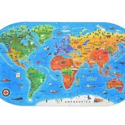 MIDEER Puzzle in valiza „Planeta noastra”, 100 elem. MD3027 6936352530275