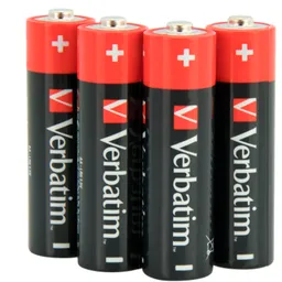 Verbatim Alcaline Battery  AA, 4pcs, Pack Shrink