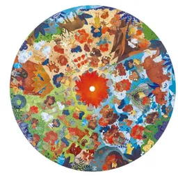 HAPE Puzzle rotund „Sub pamint”, 36 elem. E1637 6943478037168