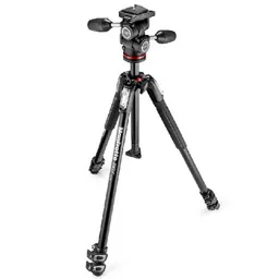 Trepied Manfrotto 190X ALU TRIPOD W 804 MK II MT190X3 legs with the 804 MK II 3-Way Pan/Tilt Head MK190X3-3W1
