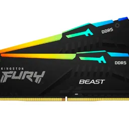 128GB DDR5-5600MHz Kingston FURY Beast RGB (Kit of 2x64GB) (KF556C36BBEAK2-128), CL36-38-38, 1.25V, AMD EXPO 1.0/Intel XMP 3.0, Black Capacitatea Memoriei (Total) 128GB Tip Memorie DDR5 SDRAM Frecventa memorie 5600 MHz Latenta CAS CL36 Tensiune RAM 1.25V