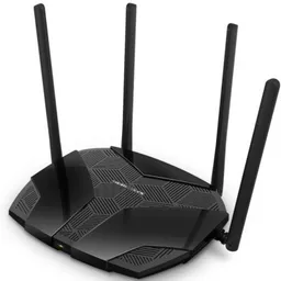 MERCUSYS MR70X  Wi-Fi 6 Wireless Gigabit Router, 1201Mbps at 5Ghz + 574Mbps at 2.4Ghz, 802.11ax/ac/a/b/g/n, 1 Gigabit WAN+3 Gigabit LAN, OFDMA, MU-MIMO, Target Wake Time, BSS color, 4 fixed antennas
