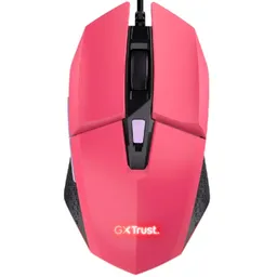 Trust Gaming GXT 109P FELOX multicolour LED lighting Mouse, max. 6400 dpi, 6 Programmable buttons, 1.5 m USB, Pink
