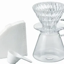 Hario V60 Glass Brewing Kit S-VGBK-02-T