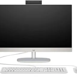 HP AiO 24-cr0072ci, AMD RYZEN 5 7520U (2.8-4.3 GHz, 4 core) / LCD 23.8 FHD AG IPS / 16GB DDR5 (onboard) / 512GB PCIe NVMe / DOS / USB K M / Wifi 6 2x2 +BT  / HD WebCam / White