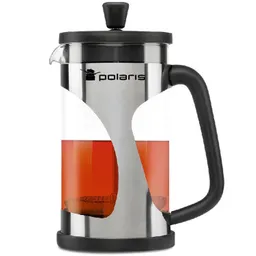 French Press Coffee Tea Maker Polaris Enigma-600FP Volum   0,6 L Materialul carcasei  O%3Fel inoxidabil, Plastic, Sticla Material maner  Plastic Nuan%3Fa culoare  Negru | Inox Spalarea in ma%3Fina de spalat vase  Да
