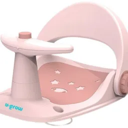Стульчик для купания U-Grow с рулём и регулируемой спинкой, розовый UGSB-0097-PK