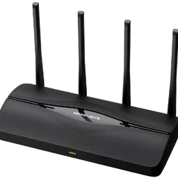 MERCUSYS MR27BE BE3600 Dual Band Wi-Fi 7 Router, 2880Mbps at 5Ghz + 688Mbps at 2.4Ghz, 160 MHz channels, 4K-QAM, MLO, 802.11be/ax/ac/a/b/g/n, 1 x 2.5Gigabit WAN + 1 x 2.5Gigabit LAN + 1 x Gigabit LAN, OFDMA, MU-MIMO, 4 fixed antennas