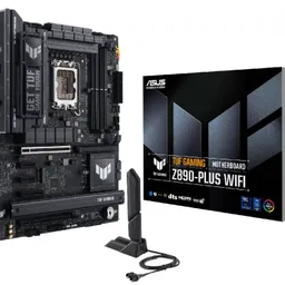 ASUS TUF GAMING Z890-PLUS WIFI Intel Z890, LGA1851, Dual DDR5 9066+ MHz, PCIe 5.0 x16, PCIe 4.0 x16, DP/HDMI/Thunderbolt4 video/USB Type-C video, PCIe RAID,SATA RAID, M.2 PCIe 5.0 x4, 3xM.2 slots PCIe 4.0 x4, SB 8-Ch., Wi-Fi 7 802.11be BT5.4, 2.5Gb Ether