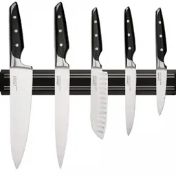 Knife Set Rondell RD-324 . Set 3 pcs, Urban. knife sharpener, black red