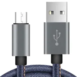 Omega JEANS CABLE MICRO USB TO USB 2A 118 COPPER 1M BOX BLUE [44200] OUFBB7MBL