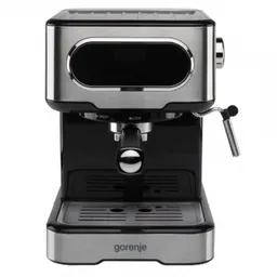 Coffee Maker Gorenje ESCM15DBK Putere  1100 W Volumul rezervorului de apa   1,5 L Tip de cafea folosita  Cafea macinata Materialul carcasei  O%3Fel inoxidabil