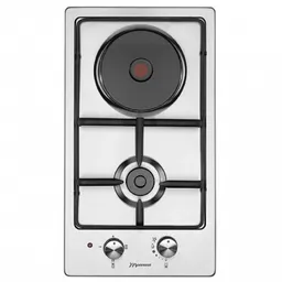 Варочная поверхность Комбинированная       ATRIA  MC-E 2311E Inox   MASTERCOOK  Plita incorporabila combi Ширина 30см.,Комбинированная газо-электрическая панель на нержавейке /   1-газ- 1,7 кВт + 1-электрическая диметром 145мм-1,5 кВт (металлическая решетка), электроподжиг.      Производитель -Турция