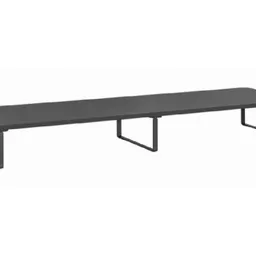 Monitor stand for 2 monitors Gembird MS-TABLE2-01, max.20kg, Dimensions 1000 x 260 x 122 mm Greutate maxima de incarcare 20 kg
