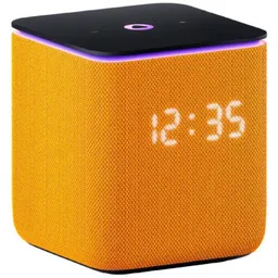 Smart Speaker (YNDX-00054ORG) Yandex Station MIDI Zigbee with Alisa, Orange, Smart Home Control Center with Zigbee, No Hub Required, Wi-FI-AC + BT4.2, Alisa Assistant built-in, 24W, Sensor buttons, 4 Microphones, LED Display